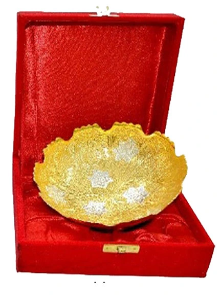 Hand Engraved Decorative Brass Gift Bowl