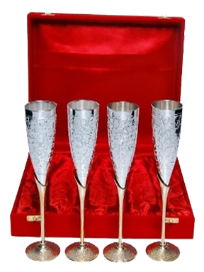 Royal Celebration Flute Glass Gift Set OF 4