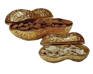 Dry Fruit Storage & Serving Peanut-shape Container Set