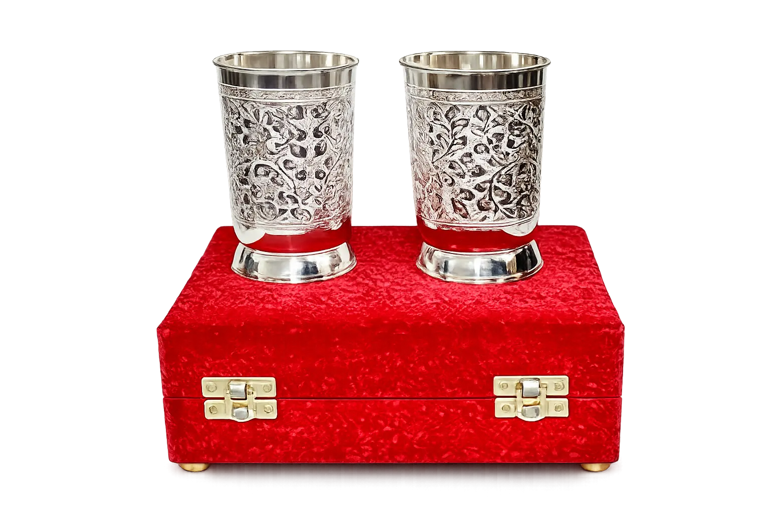 Traditional Brass Glass Gift Set || Decorative Brass Drinking-Glass Set