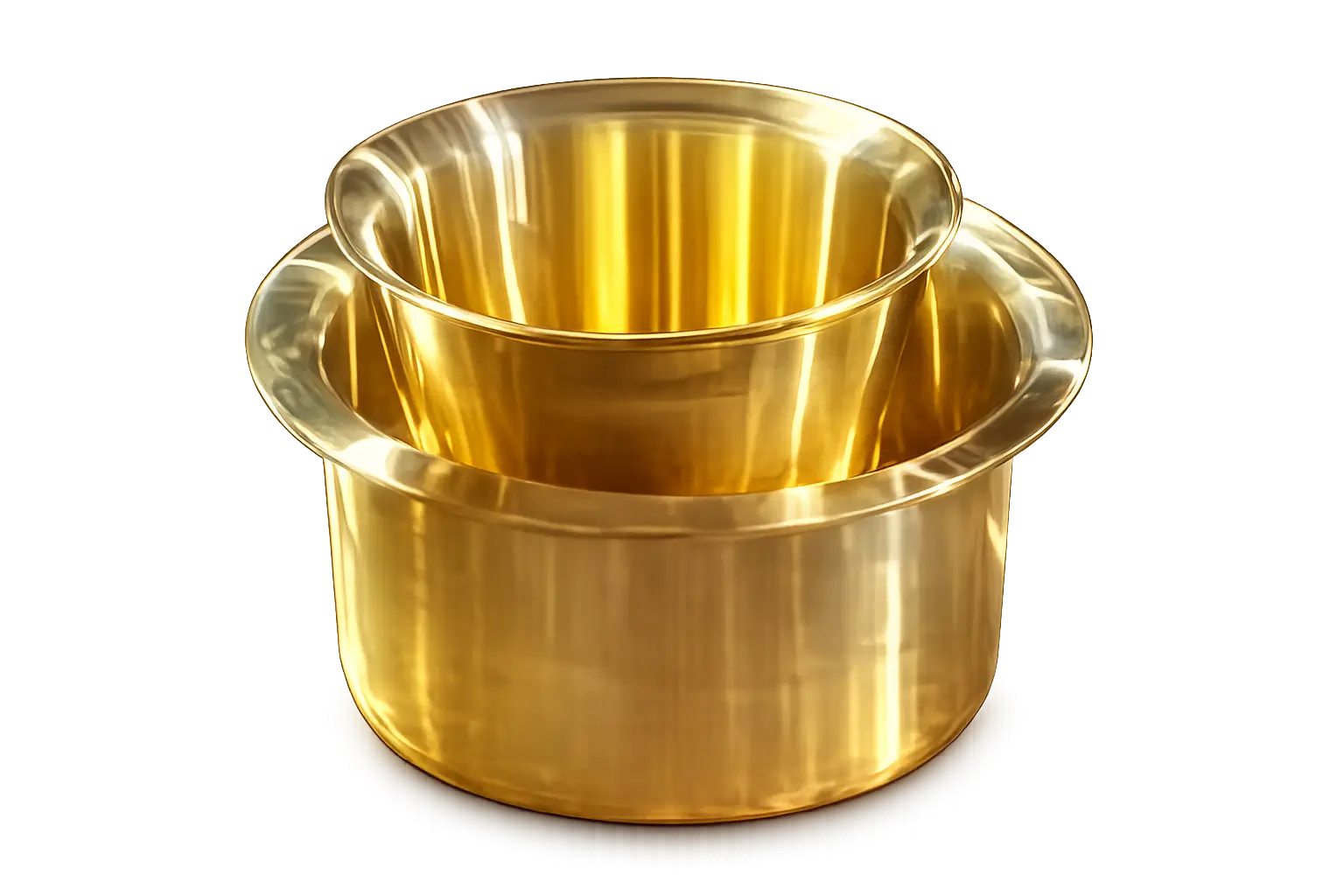 Traditional Brass Dabra Bowl -South Indian Style